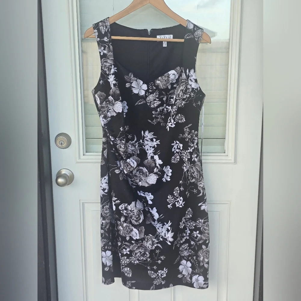 $116 Siena Women Printed Sleeveless Scuba Bodycon Dress Sz 16 Cocktail Party NWT - Picture 13 of 15